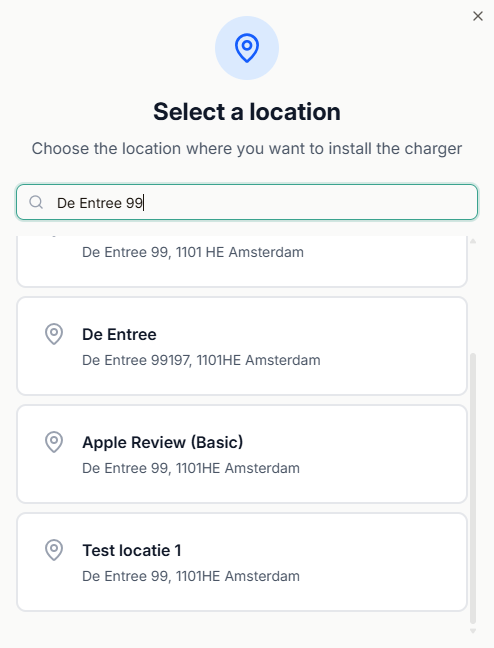 Plugchoice web portal charger configuration