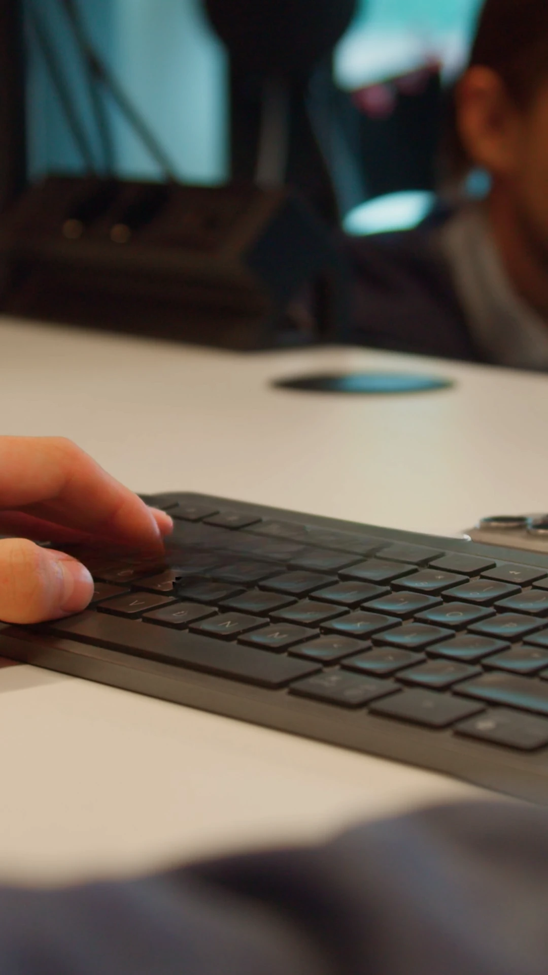 Developer working with the Plugchoice API