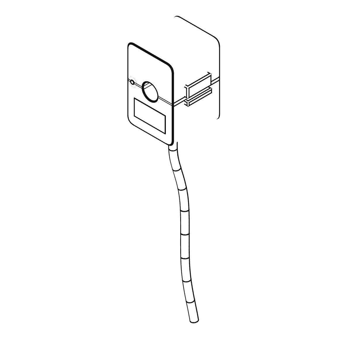 Pinza amperimétrica, dibujo de líneas